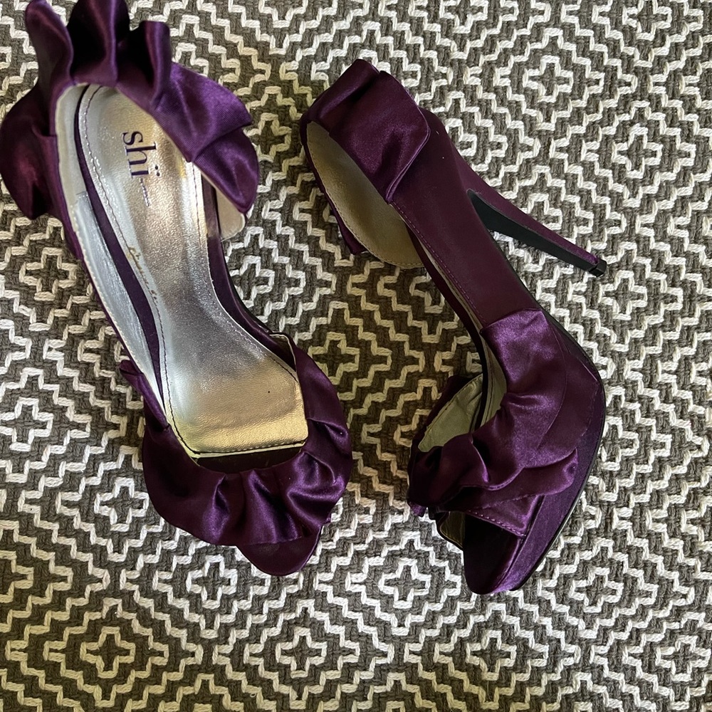 Purple stilettos